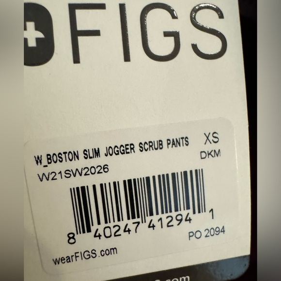 FIGS BOSTON SLIM JOGGER SCRUB PANTS - Picture 8 of 9